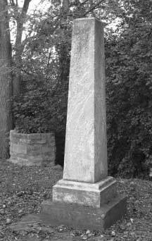 The next monument you will see in the Martin Luther King Jr. Park is a worn obelisk, which is a monument to three African American men who fought with John Brown at Harper s Ferry in 1859.