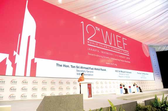 The Hon. Tun Musa Hitam, Chairman of the WIEF Foundation This was the second time that the WIEF was held in Jakarta.