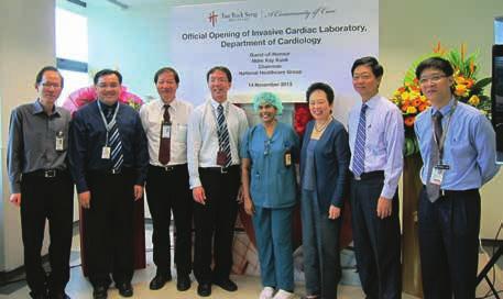 CliniCal Care 24 TT S H Opens New Invasive Cardiac Laboratory In November 2013, the Invasive Cardiac Laboratory (ICL) at Tan Tock Seng Hospital (TTSH) was officially opened by NHG Chairman Madam Kay