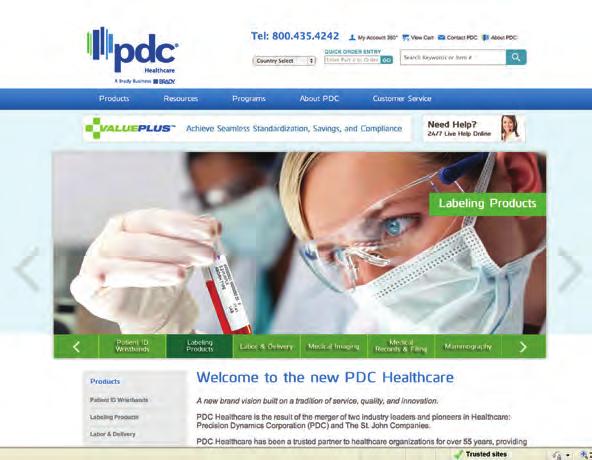 Service You Can Count On. Easy Ordering Options. Brand New Website. PDC Healthcare understands the business challenges of today s healthcare organizations like no other company.