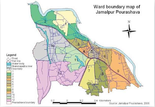 PROMISE Final Report (2005-2010) Sites Wards 1, 10 and 12 of Jamalpur Location map of PROMISE wards in Jamalpur (2010) Scoping A project named Strengthening Household Ability to Respond Development