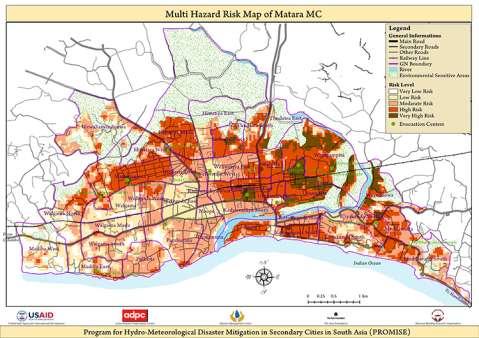 PROMISE Final Report (2005-2010) All 15 wards of Matara Municipal Council Multi-Hazard Risk Map of Matara (2010) Scoping A project inception meeting was held on 13 November 2009 to explain the