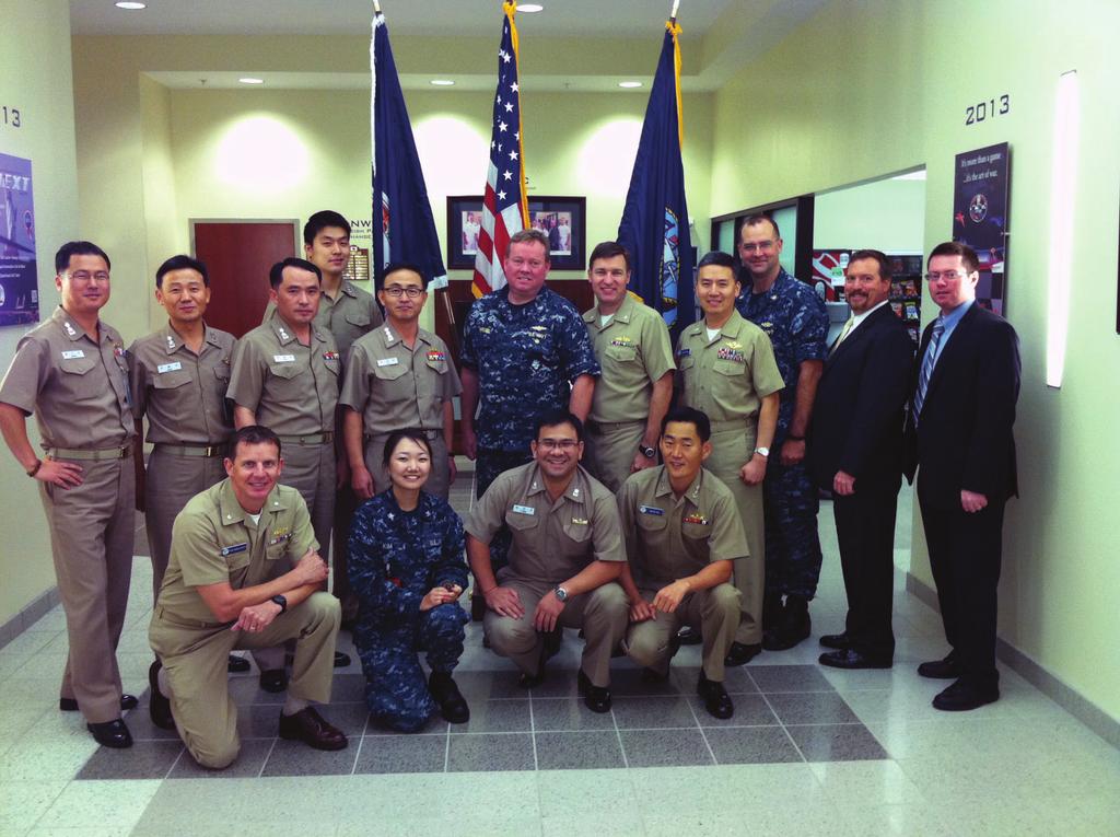U.S. Navy, Republic of Korea Navy Doctrine Cooperation Conference By CDR Jaejin Lee, ROK N, NWDC Personnel Exchange Program A delegation from the Republic of Korea Navy (ROK N) visited Navy Warfare