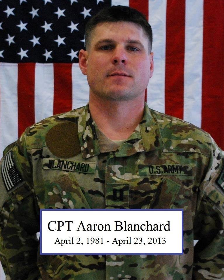 Afghanistan, April 17. He was assigned to the 4th Brigade Special Troops Battalion, 4th Infantry Brigade Combat Team. Capt. Aaron R.