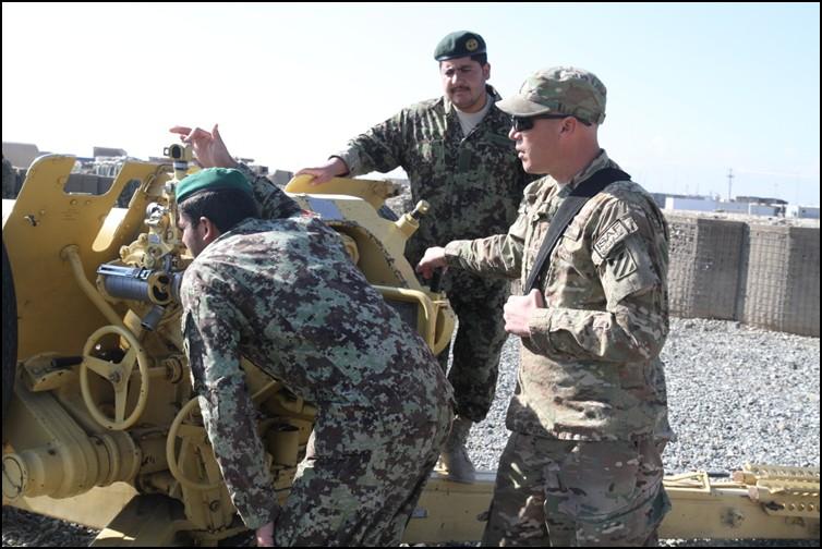 , native and an artilleryman with 1st Battalion, 76th Field Artillery Regiment, 4th Infantry Brigade Combat Team, 3rd Infantry Division, attended the ANA training to assist and advise the ANA upon