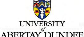 UNIVERSITY OF ABERTAY DUNDEE, UK (UAD) From its birth as the Dundee Technical Institute in 1888, The University of Abertay Dundee has received global acclaim for developing innovative and