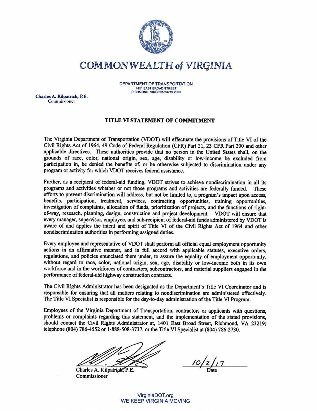 Virginia Department of