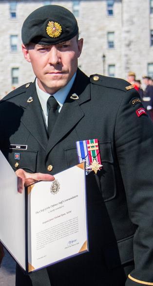 RYAN, James Michael MSM CG: 19 April 2008 Corporal - 2 nd Battalion, Royal Canadian Regiment GH: 11 March 2008 Field Engineer 2 nd Battalion RCR Battle Group JTF Afghanistan DOI: February to August