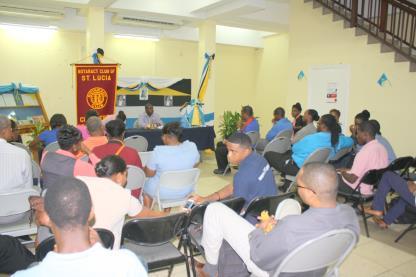 Out of 28 members of the Rotaract Club of Saint Lucia 25 were present. Out of that number 23 members were eligible to cast their votes.