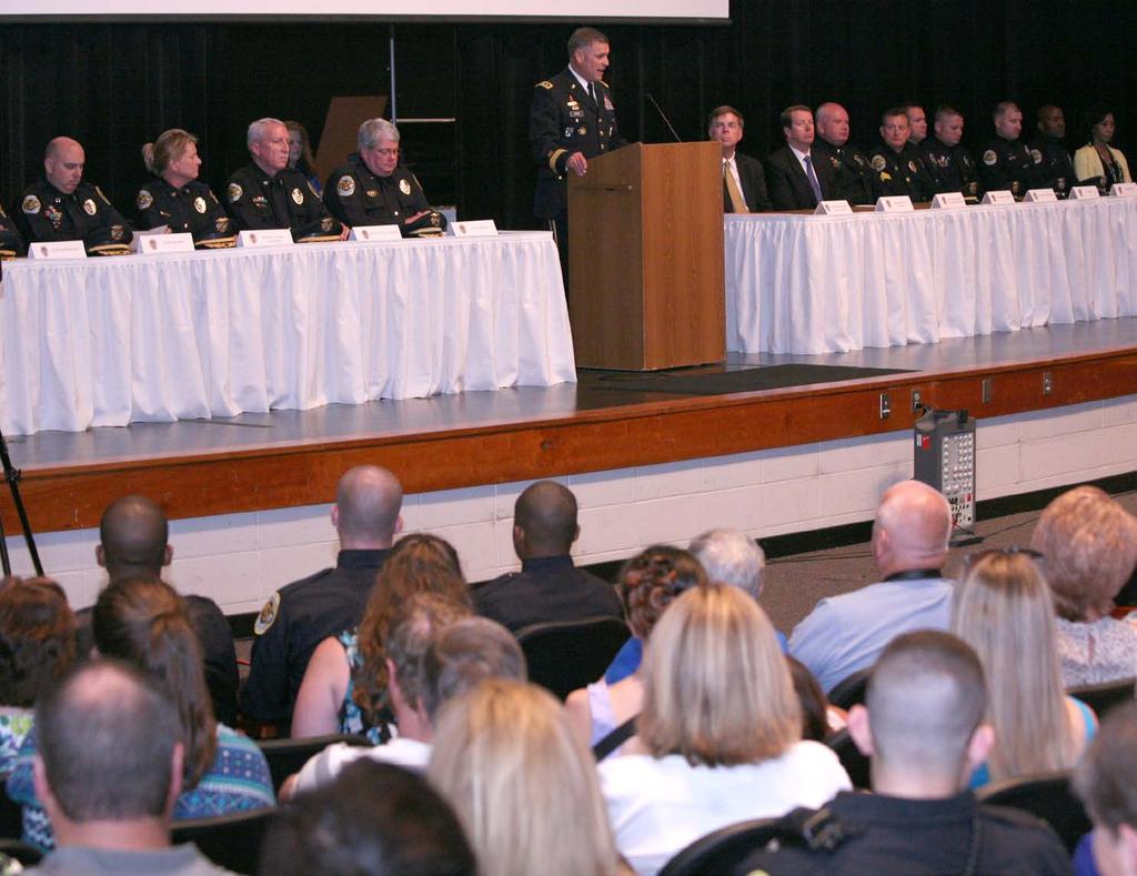DC CG speaks at law enforcement graduation Carrie E. David SM