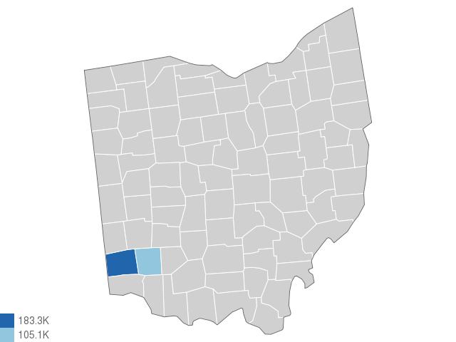 The service area is comprised of Butler and Warren counties, two of the fastest growing counties in Ohio.