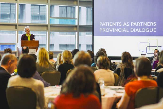 Executive Summary On March 13-14, 2014, 126 people from 30 communities across the province, met in Vancouver to reflect on recent Patients as Partners successes and to help shape a deeper