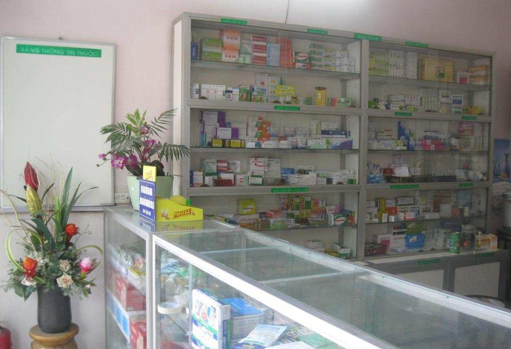 Chapter 4 Pharmacy observations Figure 4-11 Community pharmacy 5 (small pharmacy) Community pharmacy five has only one space for serving customers.