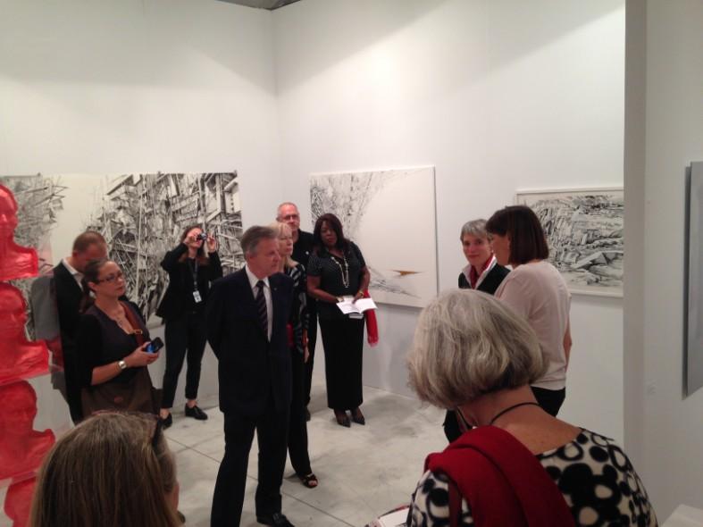 Art Miami took place from December 2 to 7, 2014, in a free -standing