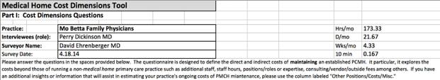 PCMH Cost