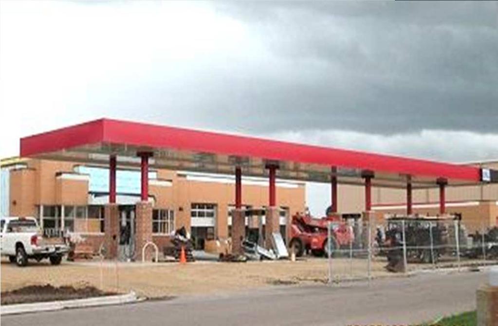 Multiple projects: warehouse expansion, gas station, car wash and convenience store 21,546 square foot addition
