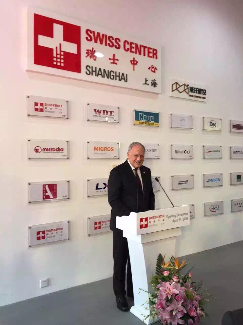 Newsletter No 54 Page 2 Swiss president Schneider-Ammann highlights competitiveness of Swiss companies in China The footprints set by the Swiss companies present in China today represent the core