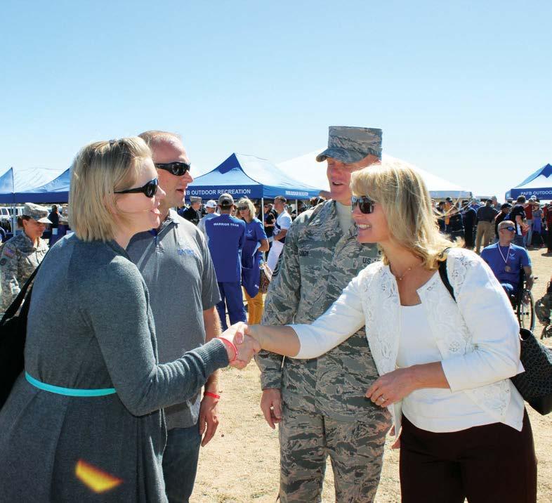 command team, I am able to travel with my spouse and meet with so many great partners: airmen, spouses, families, civic leaders, and our foreign counterparts.