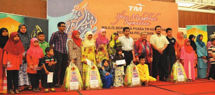 TM celebrates its single mothers and families during Majlis Berbuka Puasa TM Kelantan Bersama Pelanggan.