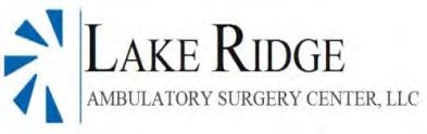 Introduction to Sentara Lake Ridge Ambulatory Surgery Center Improving Healthcare in our community is a core activity of Lake Ridge Surgery Center.
