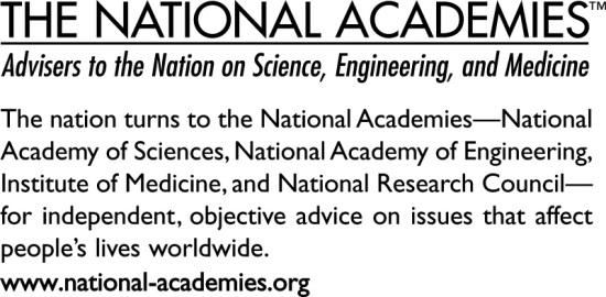 The National Research Council is jointly administered by the National Academy of Sciences, The National Academy of Engineering, and the Institute of Medicine.