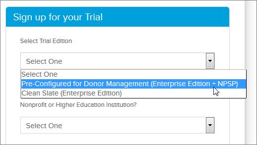 TUTORIAL 1: SIGN UP AND LOG IN TO THE NONPROFIT STARTER PACK Salesforce.