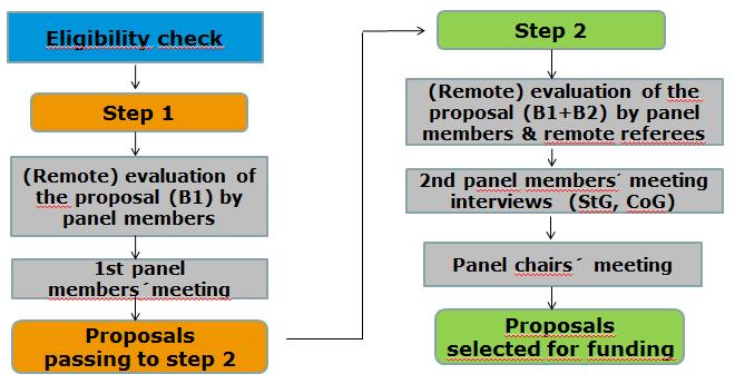 Evaluation of ERC Projects 25 panels (Panel Chair and 10-16 panel members): PE (10), LS (9), SH (6) http://erc.europa.