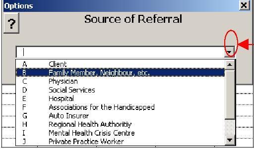 e-sdrt User Guide, Update April 2014 The Help function provides information related to the data to be entered in each column.