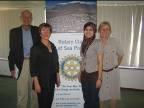 South Africa, presented their micro farming experience to Rotary Sea Point.