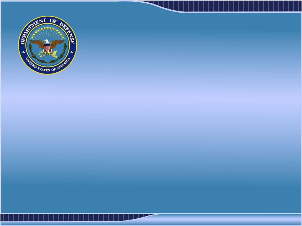 UNCLASSIFIED OFFICE OF THE UNDER SECRETARY OF DEFENSE DoD Update