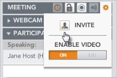 WEB CONFERENCING INVITE GUESTS TO YOUR MEETING You can add guests at any time during your meeting.