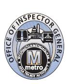 M E M O R A N D U M SUBJECT: Audit of WMATA s Buy America Contract DATE: May 22, 2017 Award and Oversight Process (OIG 17-07) FROM: TO: OIG Geoff Cherrington /S/ GMGR Paul Wiedefeld The attached