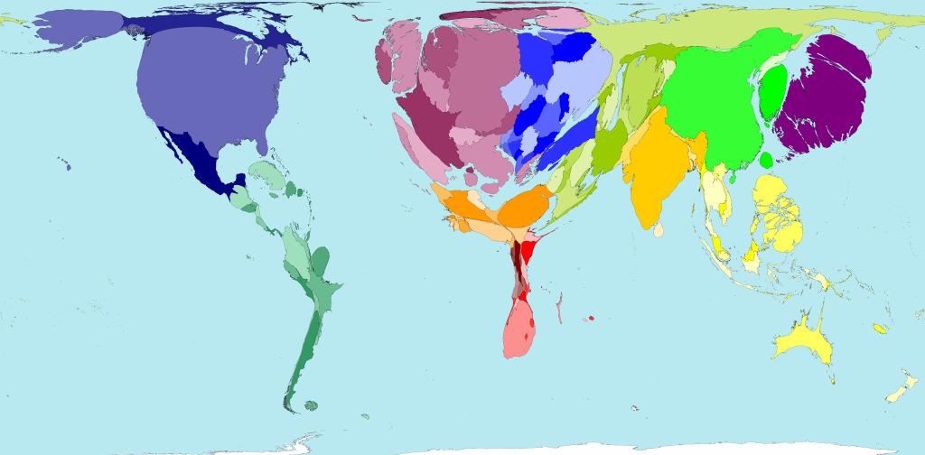 Uneven global distribution: nurses Source: www.worldmapper.