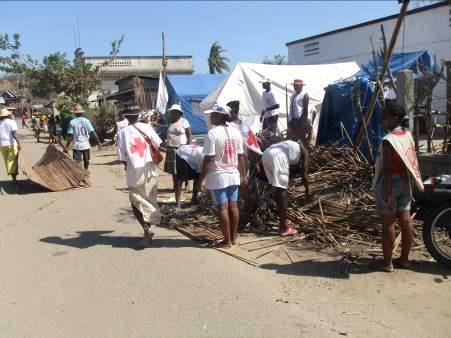 5 Impacts: Following an assessment of damage and needs conducted by MRCS volunteers, there was installation and management of 40 temporary accommodation sites in Antananarivo, Brickaville and