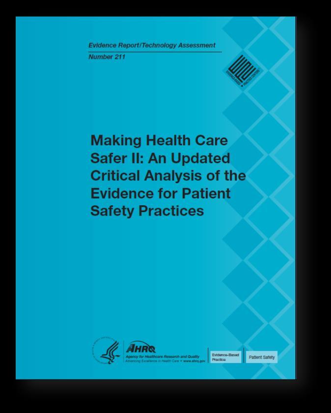 Introduction: Making Health Care Safer II: An Updated Critical