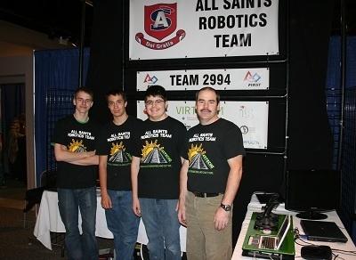 Success Stories 4 of 4 2009 All Saints High School Robotics Team An IEEE Canadian Foundation Special Grant enables an Ottawa area High School to compete in the FIRST