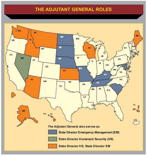 Figure 2-1: Roles of TAGs across the 54 States and Territories 2.2.1.2 Federal Level Planning In accordance with PDD-62, the Secret Service is the federal agency with primary responsibility for security design, planning, and implementation for NSSEs.