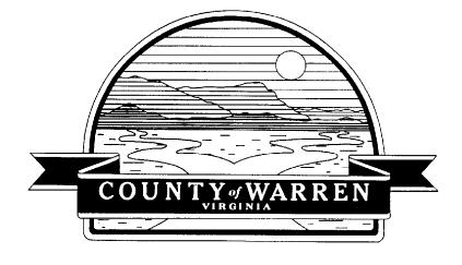 COUNTY OF WARREN County Administrator s Office Warren County Government Center 220 North Commerce Avenue, Suite 100 Front Royal, Virginia 22630 Phone: (540) 636-4600 FAX: (540) 636-6066 Email: