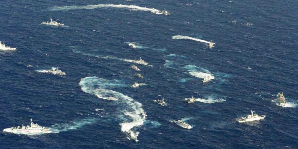 Enhancing Maritime Law Enforcement in the Pacific Stanley Byron Weeks Credit: Reuters/Kyodo A Japan Coast Guard patrol ship, fishing boats from Taiwan and a Taiwan Coast Guard vessel sail near the