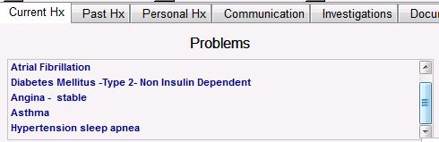 Family Clinic Problem List Hypertension 401 Obesity 278 Diabetes Mellitus 250 Tobacco 305.