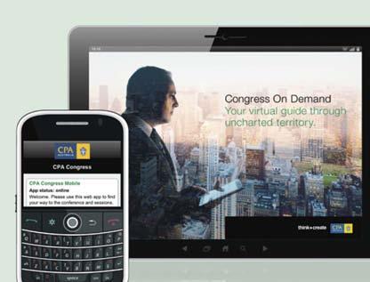 Bringing you a global perspective and understanding of today s financial, accounting and business issues, Congress On Demand is a complimentary feature to your Congress package, and an innovative way