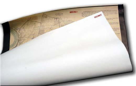 Rolled Documents If the blueprints, maps and other items are large enough that they are likely to be rolled or folded, classification markings must be placed to be visible when the item is rolled or