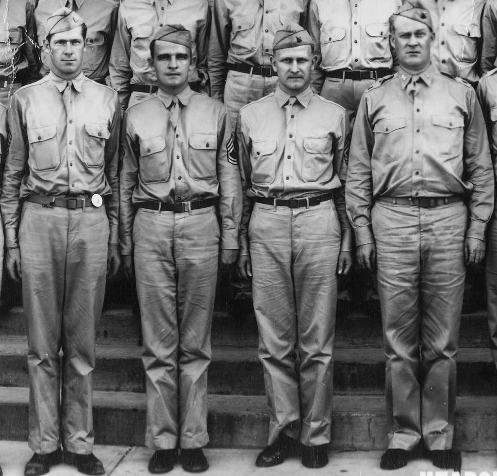 Maj. Kane (at right) with
