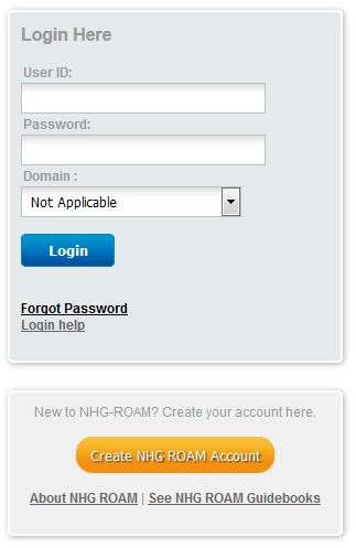 Creating your ROAM Account 1) Go to www.research.nhg.com.sg 2) Click on Login found on top-right corner of the page.