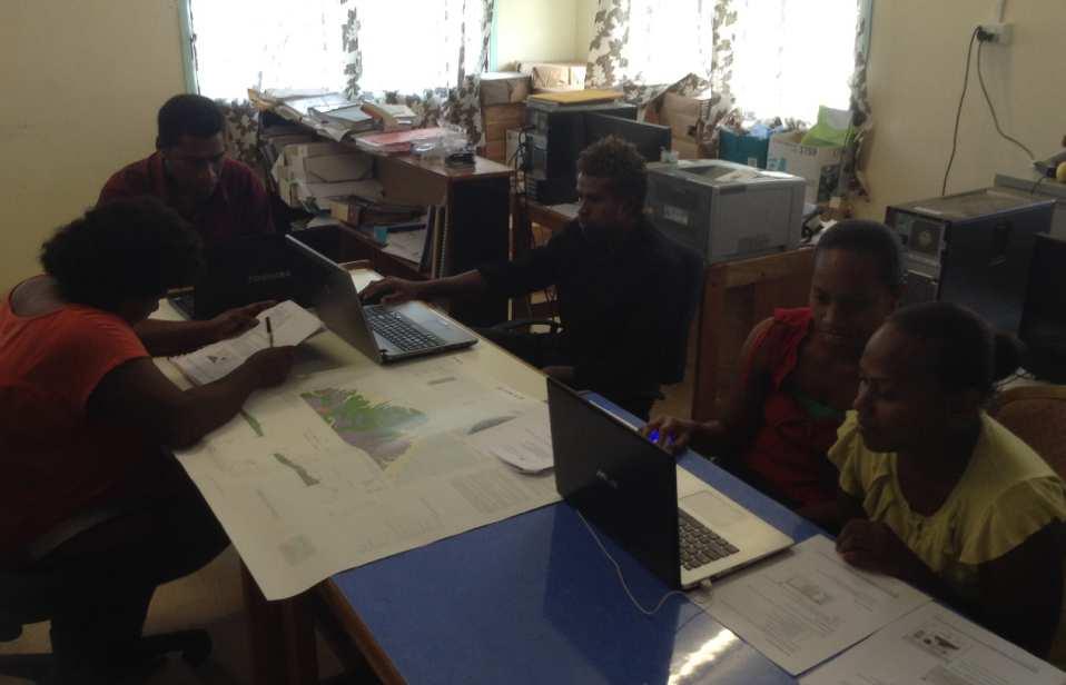 With financial support of the Project, Mr Bryan Pitakia (a local GIS Consultant) was contracted for two months (i.e. in January and February) to complete a basic GIS training at the Ministry of Mines, Energy and Rural Electrification (MMERE) in Honiara.