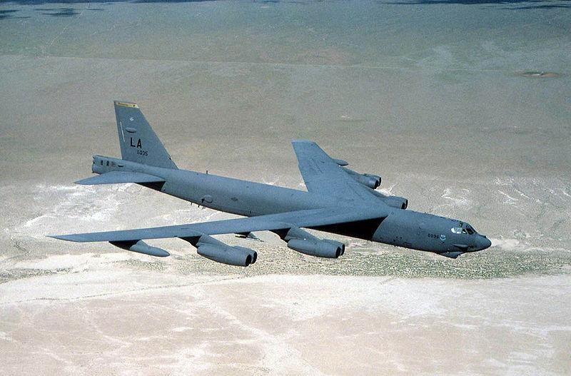 An American B52 Bomber capable of hitting