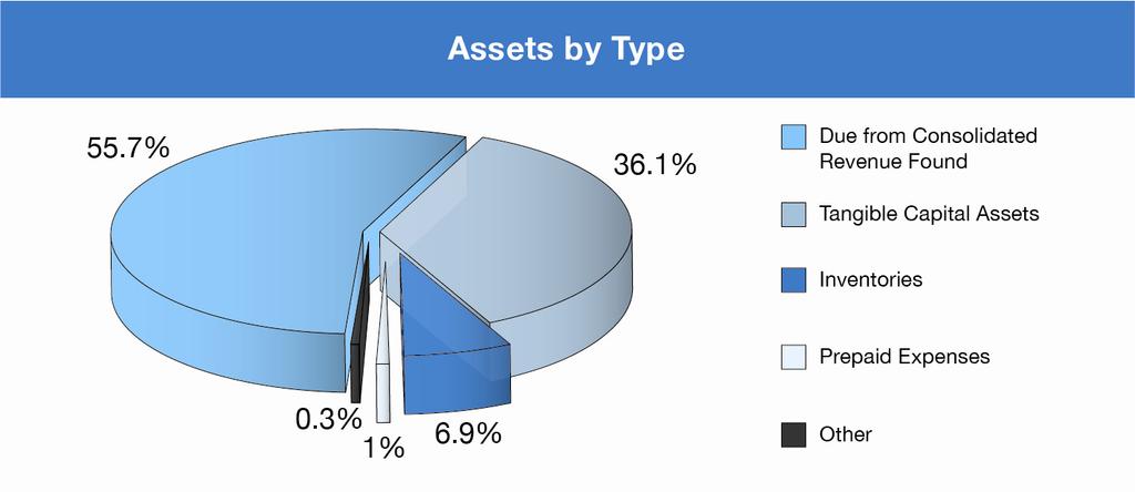 Financial Highlights Charts Total assets were $87.6 Billion at the end of FY 2010 11, an increase of $3.1 Billion (4%) over the previous year s total assets of $84.5 Billion (restated).