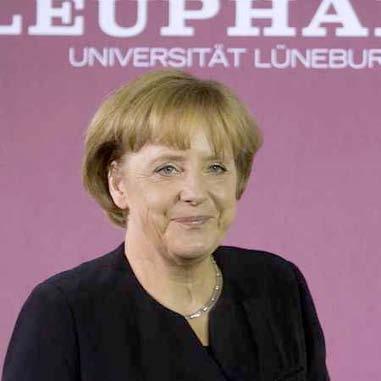 Former US-President Jimmy Carter and German Chancellor Dr. Angela Merkel visited Leuphana University Lüneburg to endorse the unique restructuring approach.