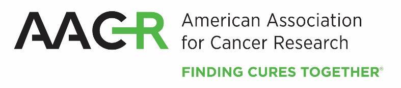AACR-Loxo Oncology Pediatric Cancer Research Fellowship American Association for Cancer Research 615 Chestnut
