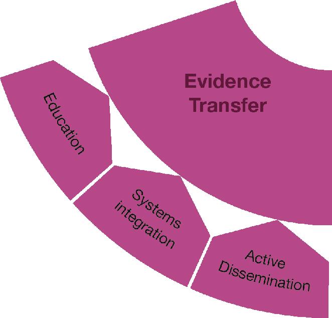 EVIDENCE-BASED HEALTH CARE AND PRACTICE 5 Evidence implementation (Fig. 6) in the context of the JBI model is defined by Jordan et al.